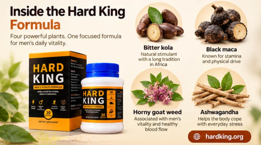 Hard King — herbal formula ingredients