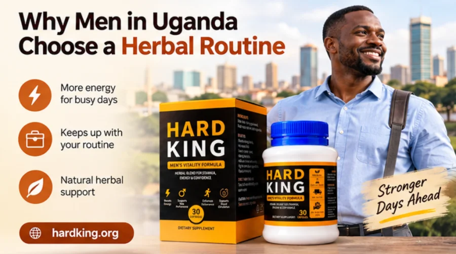 Hard King — man in Uganda with steady daily energy